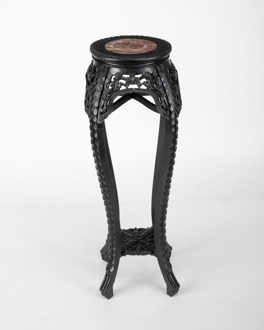 HIGH ORIENTAL TABLE WITH MARBLE