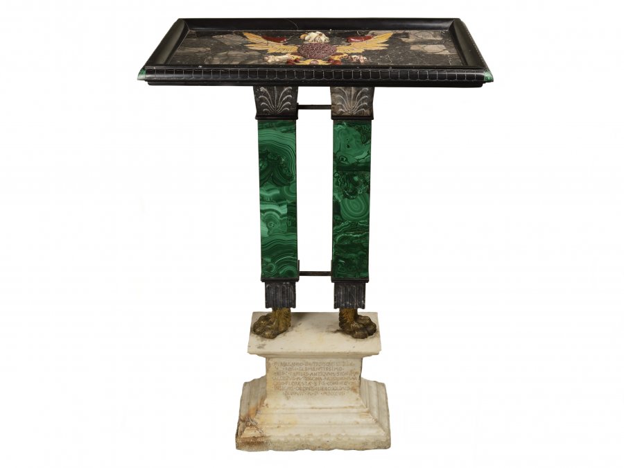 NEOCLASSICAL SIDE TABLE FROM THE PERIOD OF FERDINAND III, KING OF THE TWO SICILIES