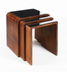 THREE ART DECO COFFEE TABLES