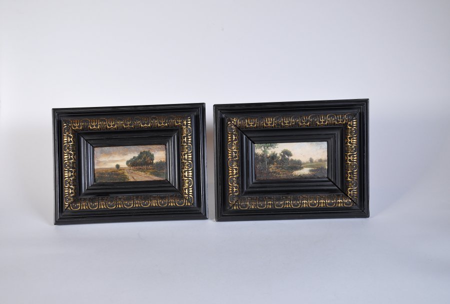 SET OF TWO LANDSCAPE PAINTINGS
