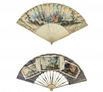 TWO ROCOCO FANS